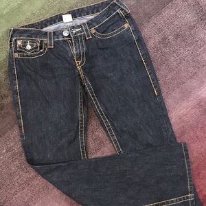 True Religion boot cut/bell bottom jeans